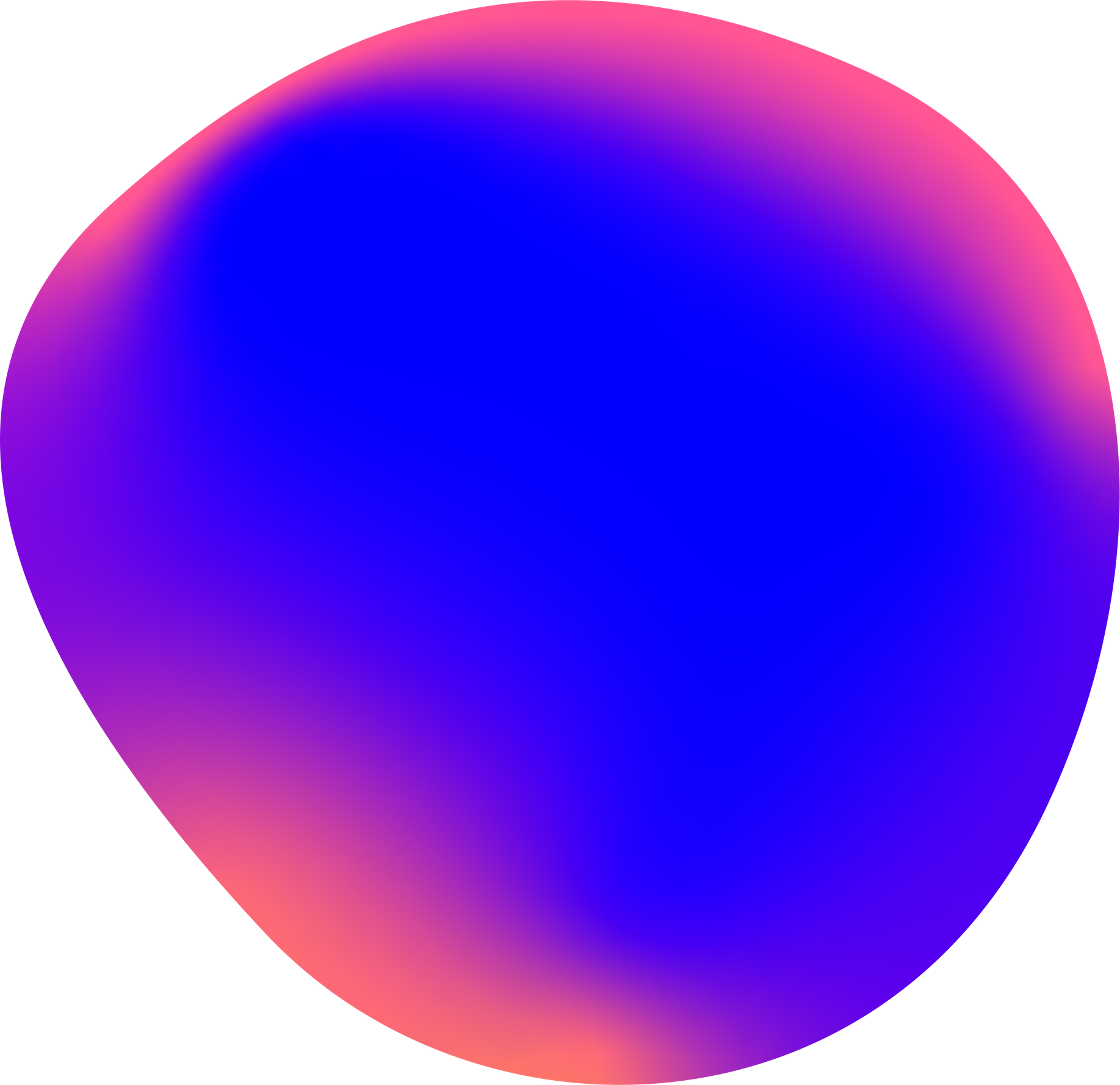 Purple Metallic Blob